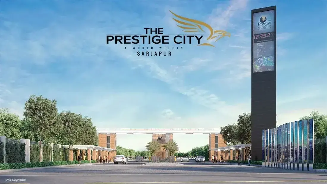 Prestige City Sarjapur Road on Sarjapur Road (artist&rsquo;s impression)