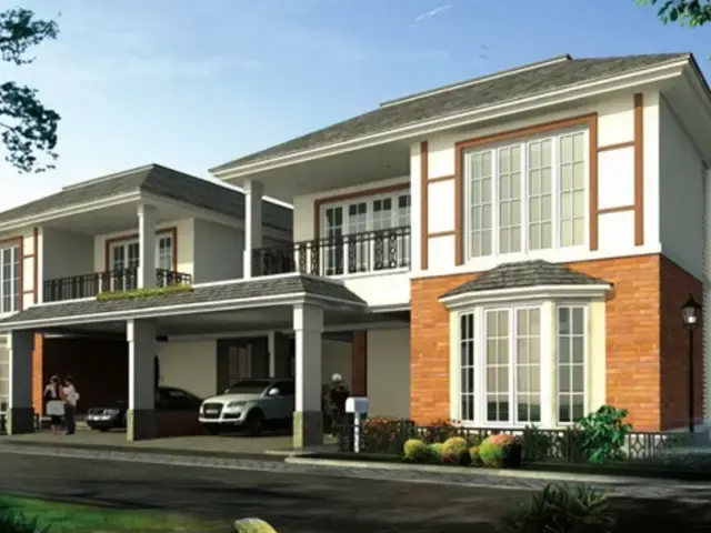 Row of villas with gardens inside a gated Prestige community near Sarjapur Road